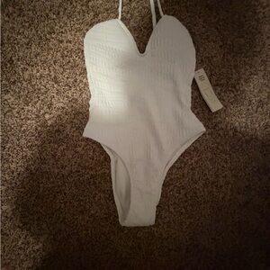 No Boundaries White swim suite